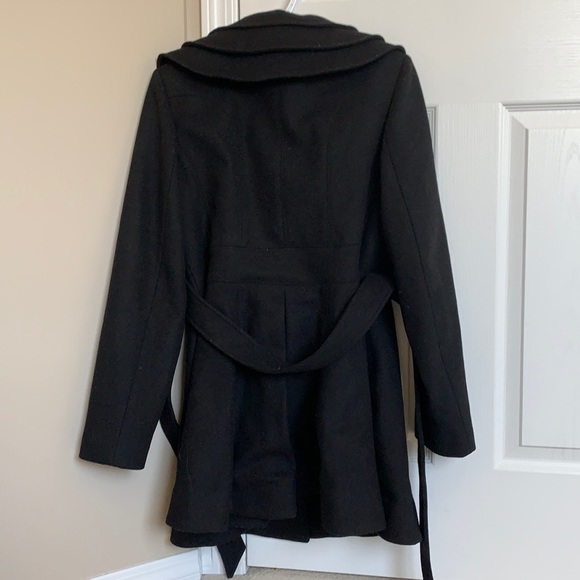 Laundry by Shelli Segal Black Dress Coat Sz 10 EUC - Picture 4 of 5